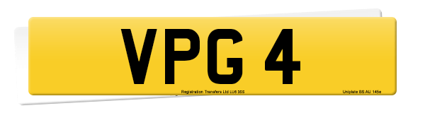 Registration number VPG 4